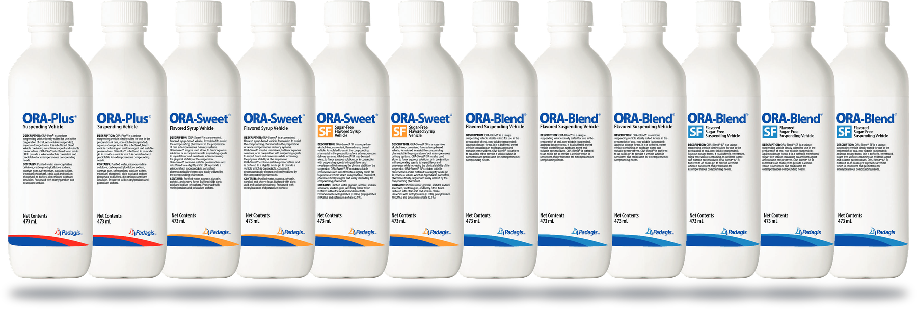 Twelve ORA bottles supplied with three free bonus bottles